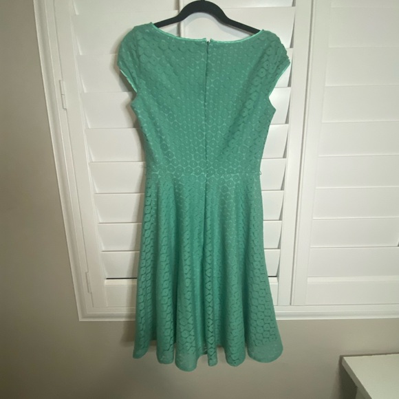 Evan-Picone modest midi teal dress size 6 - Picture 2 of 4
